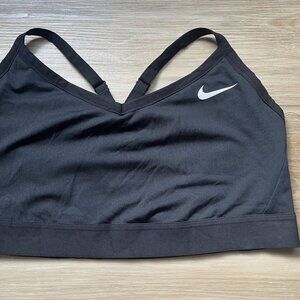 NWT Nike Indy Black Sports Bra - Adjustable Straps Plus Size 1X